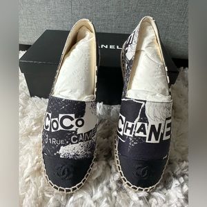 Printed Canvas Chanel 31 Rue Cambon Espadrilles